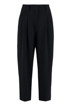 Load image into Gallery viewer, High-waisted cropped trousers
