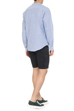 Load image into Gallery viewer, Embroidered striped cotton shirt
