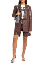 Load image into Gallery viewer, Ariza vegan leather blazer
