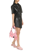 Load image into Gallery viewer, Vegan leather playsuit
