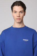 Load image into Gallery viewer, Cotton crew-neck sweatshirt with logo
