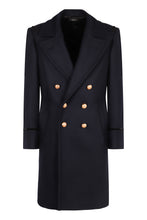 Load image into Gallery viewer, Double-breasted wool coat
