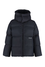 Load image into Gallery viewer, Hooded full-zip down jacket
