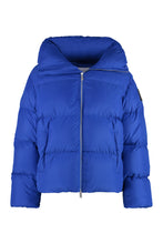 Load image into Gallery viewer, Hooded full-zip down jacket
