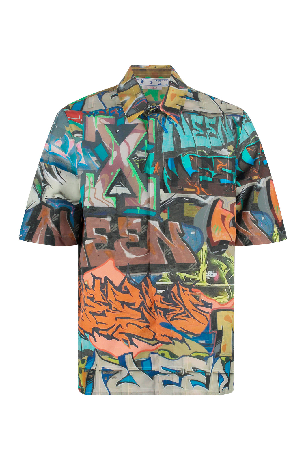 Printed short sleeved shirt