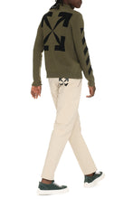 Load image into Gallery viewer, Diag cotton-blend sweater
