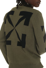 Load image into Gallery viewer, Diag cotton-blend sweater
