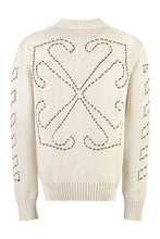 Load image into Gallery viewer, Cotton blend crew-neck sweater
