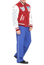 Load image into Gallery viewer, Varsity wool-blend bomber jacket
