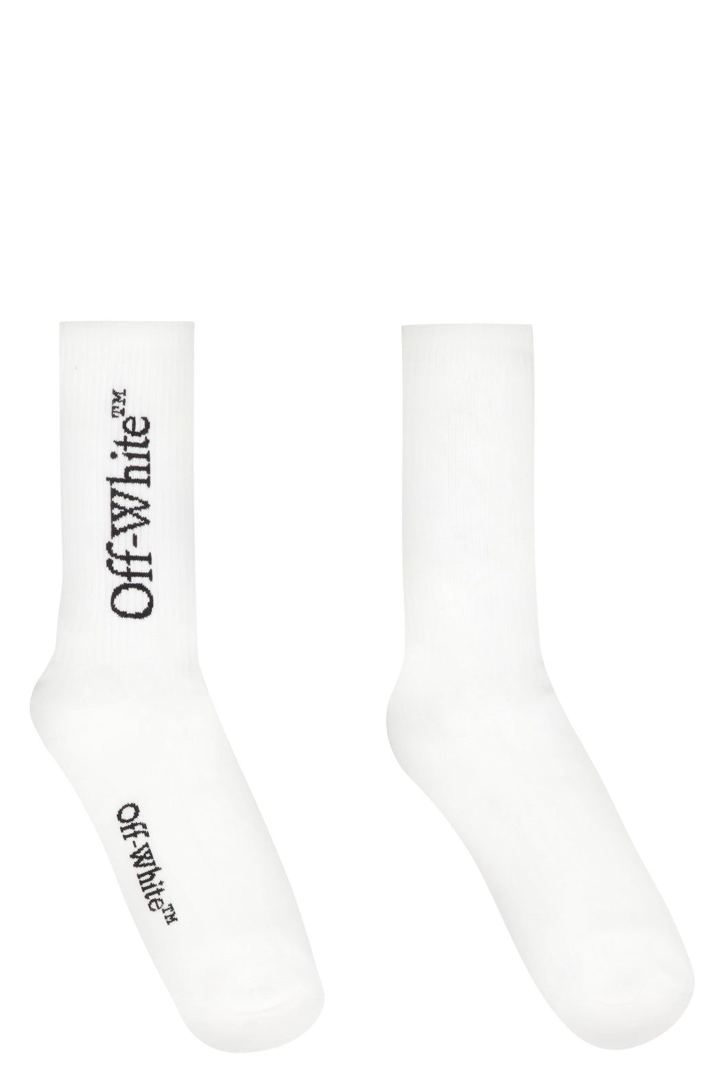 Logo cotton blend socks