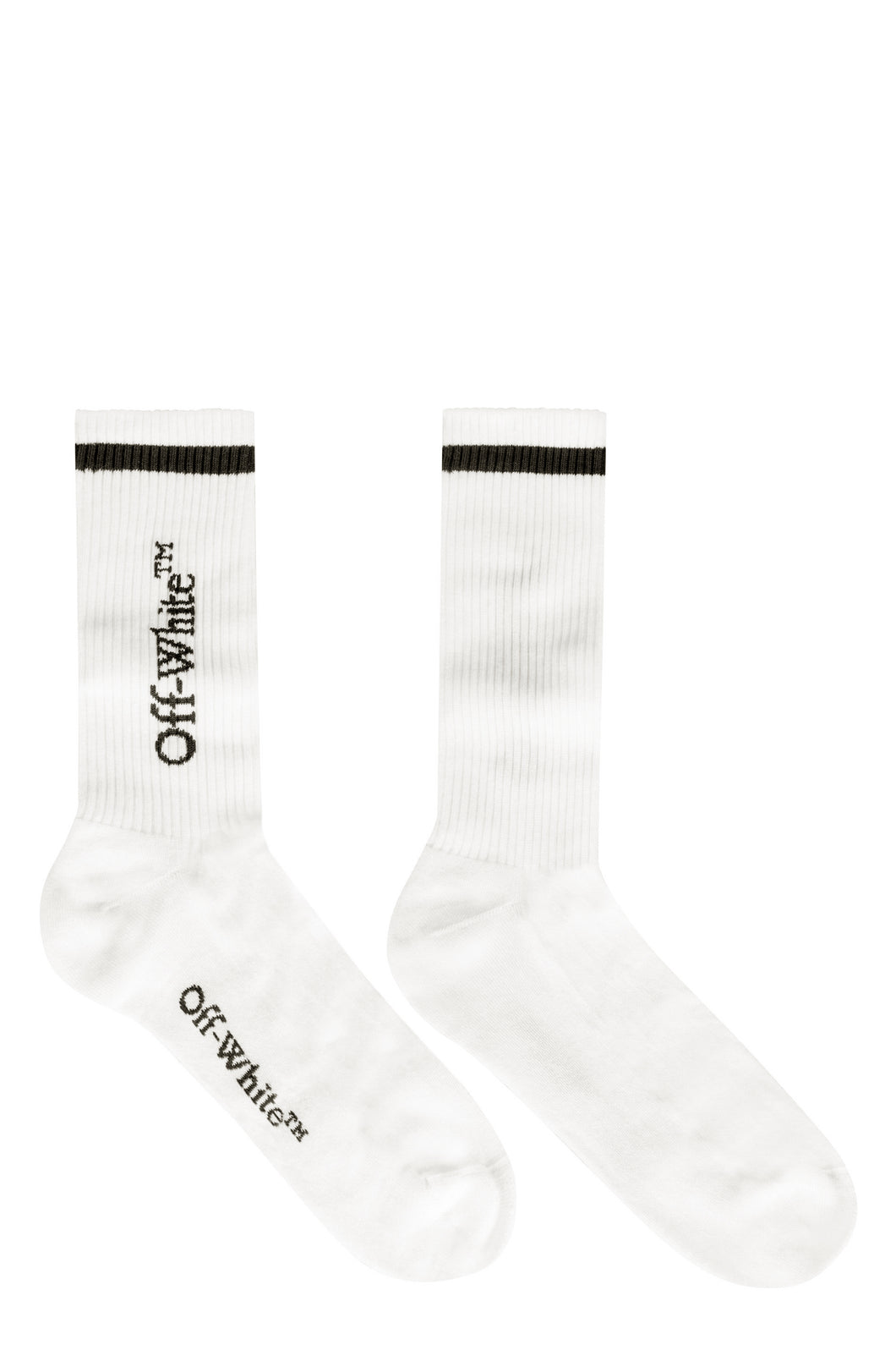 Logo cotton blend socks