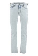 Load image into Gallery viewer, 5-pocket straight-leg jeans
