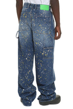 Load image into Gallery viewer, Printed carpenter jeans
