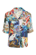 Load image into Gallery viewer, Printed bowling shirt
