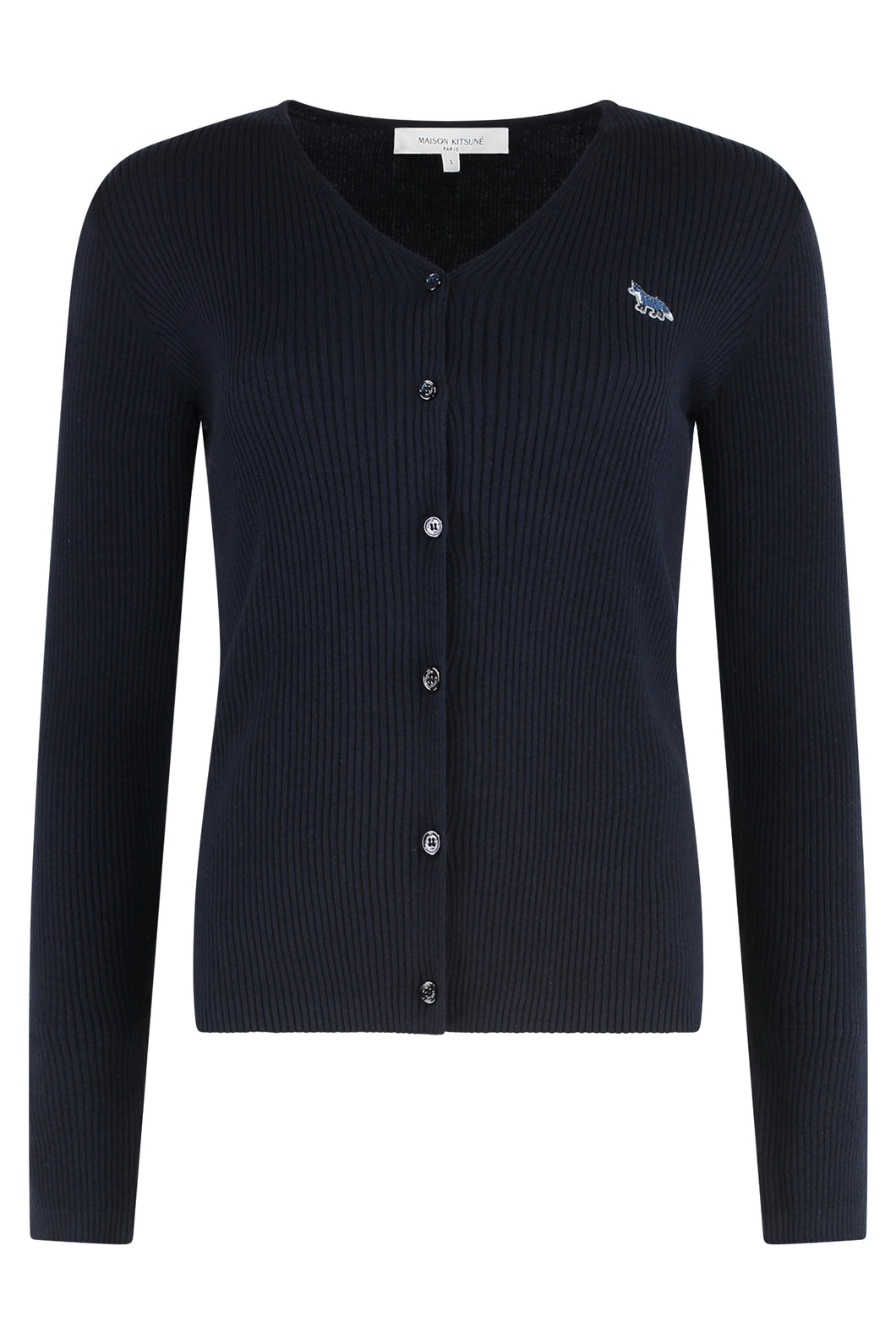 Ribbed-knit cardigan