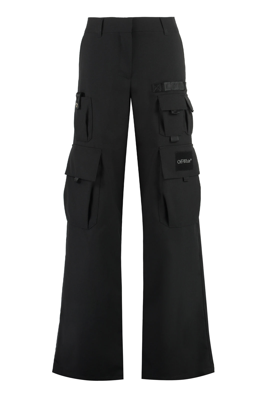Wool cargo trousers