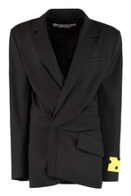 Load image into Gallery viewer, Asymmetric blazer dress
