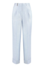 Load image into Gallery viewer, Linen blend trousers
