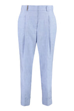 Load image into Gallery viewer, High-waist tapered-fit trousers
