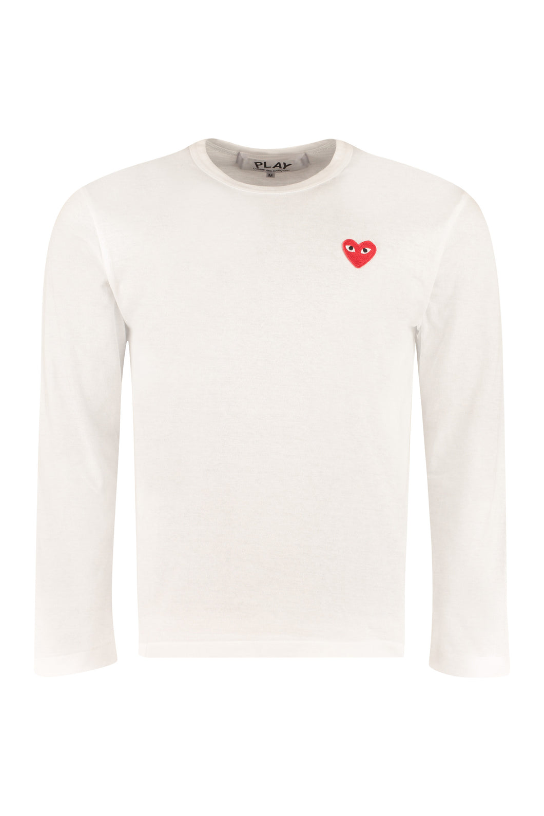 Patch detail cotton t-shirt