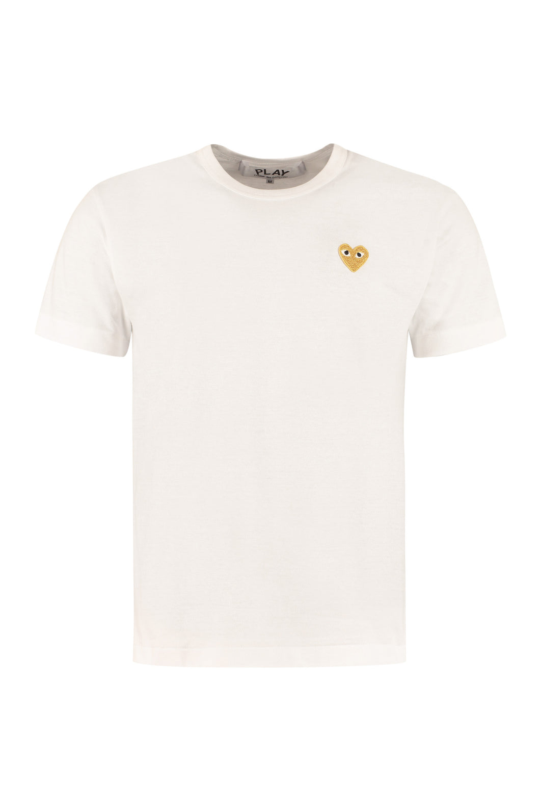 Patch detail cotton t-shirt