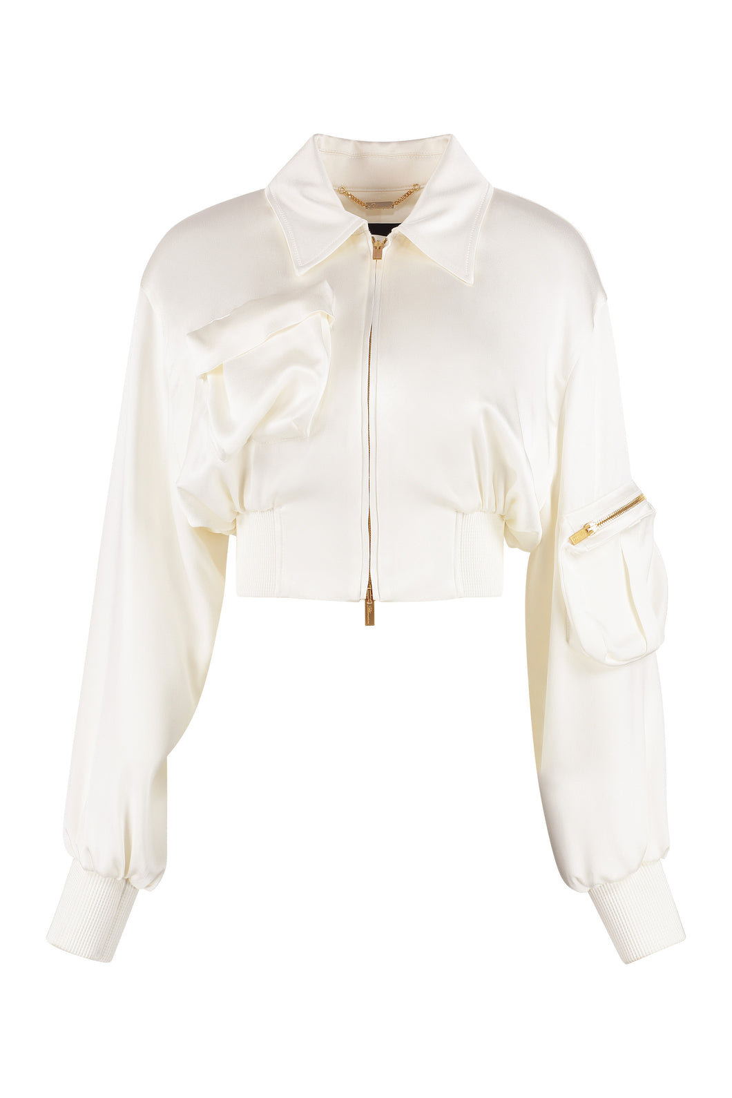Satin bomber jacket
