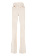 Load image into Gallery viewer, Crepe wide-leg trousers

