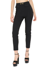 Load image into Gallery viewer, Metal horsebit detail skinny trousers
