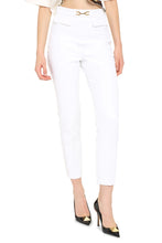Load image into Gallery viewer, Metal horsebit detail skinny trousers
