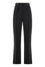 Load image into Gallery viewer, Trousers in crepe with jewelry accessory
