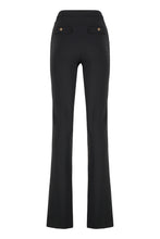 Load image into Gallery viewer, Trousers in lightweight crepe with jewelry chain

