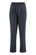 Load image into Gallery viewer, Linen and cotton trousers
