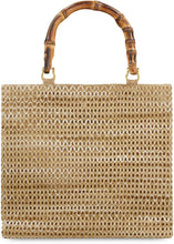 Load image into Gallery viewer, Panarea raffia tote bag
