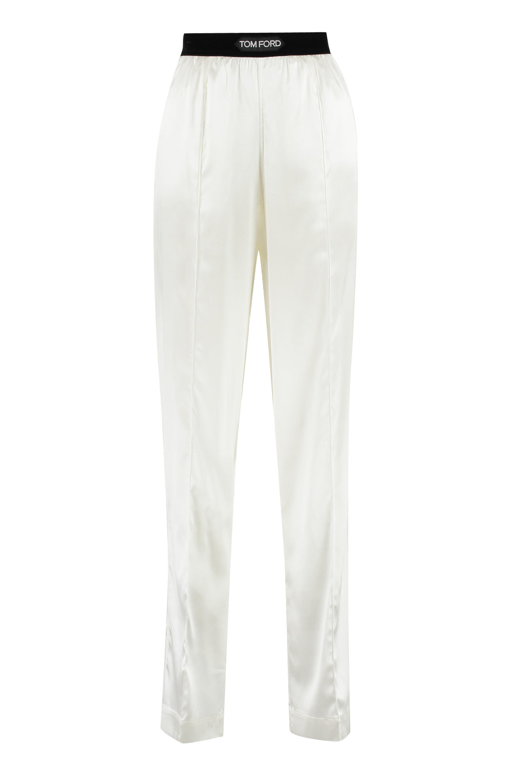 Satin trousers