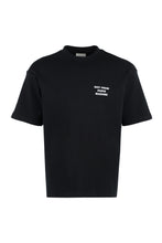 Load image into Gallery viewer, Slogan cotton crew-neck T-shirt
