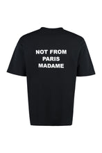 Load image into Gallery viewer, Slogan cotton crew-neck T-shirt
