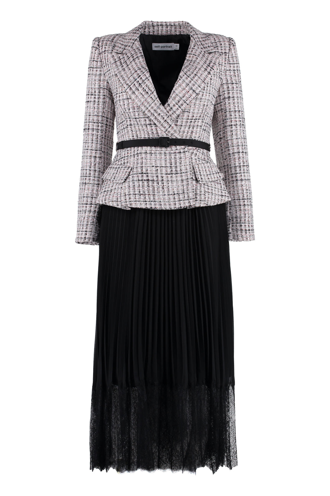 Pleated skirt dress
