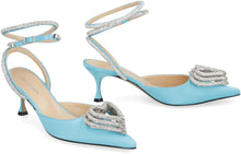 Load image into Gallery viewer, Pumps satin slingback pumps
