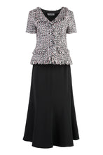 Load image into Gallery viewer, Midi dress with flared hem
