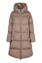 Load image into Gallery viewer, Long hooded down jacket
