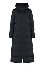 Load image into Gallery viewer, Long hooded down jacket
