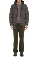 Load image into Gallery viewer, Hooded nylon down jacket
