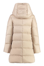 Load image into Gallery viewer, Long hooded down jacket
