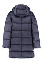 Load image into Gallery viewer, Long hooded down jacket
