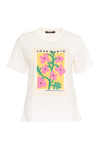 Load image into Gallery viewer, Pittore printed cotton T-shirt
