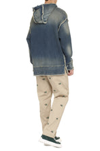 Load image into Gallery viewer, Denim hoodie
