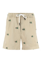Load image into Gallery viewer, Embroidered cotton bermuda shorts
