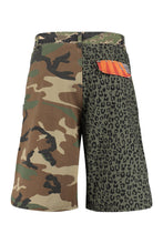 Load image into Gallery viewer, Cotton cargo bermuda shorts
