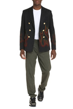 Load image into Gallery viewer, Burning double-breasted jacket
