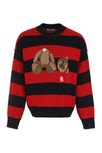 Load image into Gallery viewer, Striped crew-neck sweater
